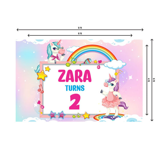 Unicorn Theme Backdrop
