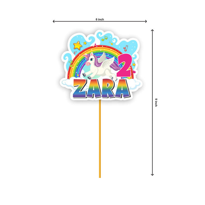 Unicorn Theme Caketopper