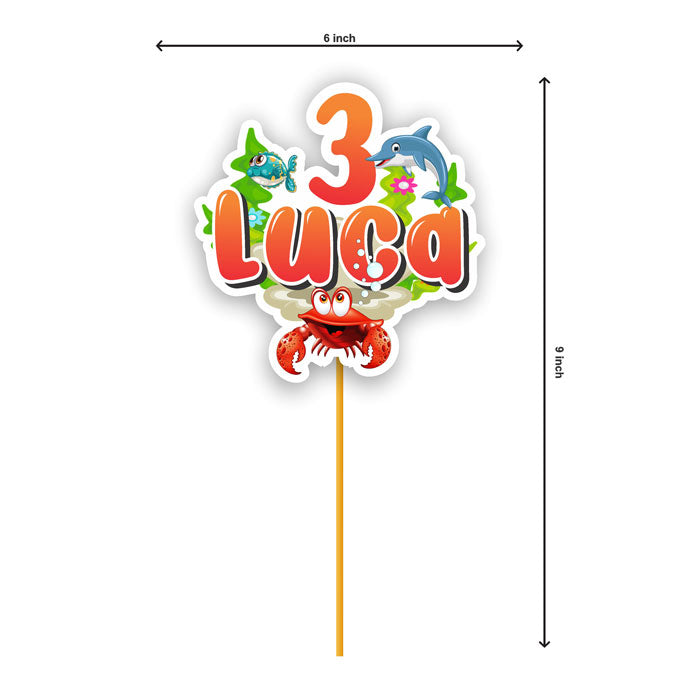 Under the sea Theme Caketopper