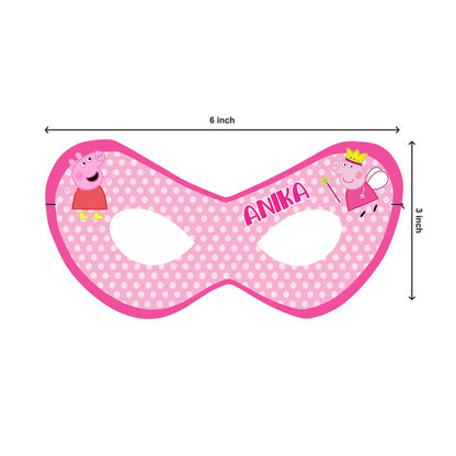 Peppa Pig Girl Theme Personalized Eye Mask