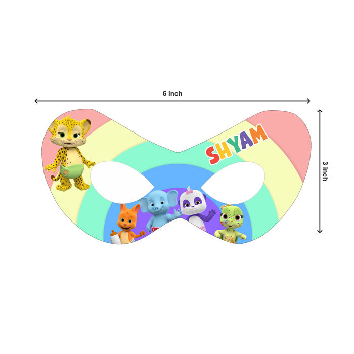 Word Party Theme Eye Mask