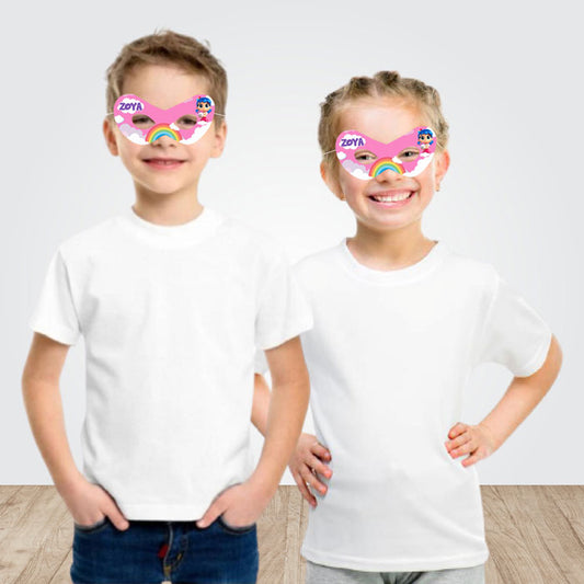 True & the Rainbow Kingdom Theme Personalized Eye Mask