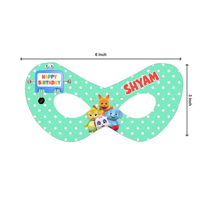 Word Party Theme Personalized Eye Mask