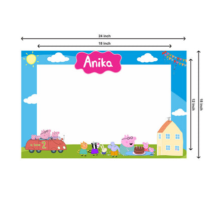 Peppa Pig Girl Theme Photobooth