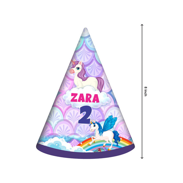Unicorn Theme Personalized Hat