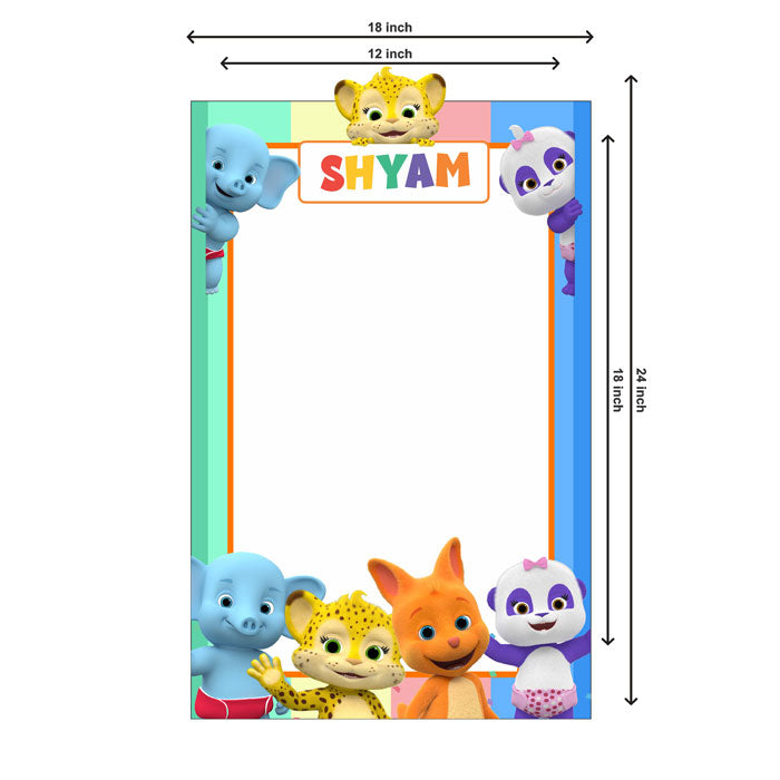 Word Party Theme Personalized Photobooth