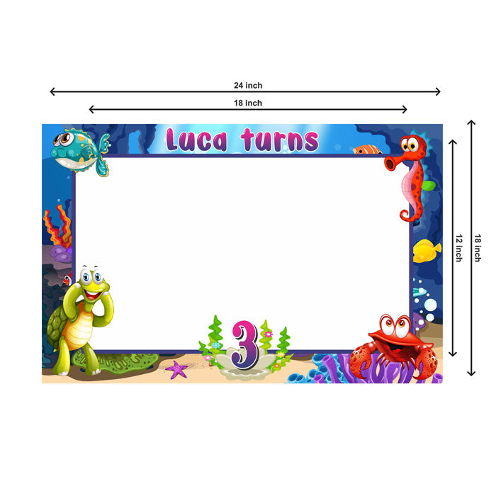 Under the sea Theme Photobooth