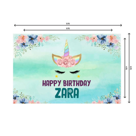 Unicorn Theme Customized Backdrop