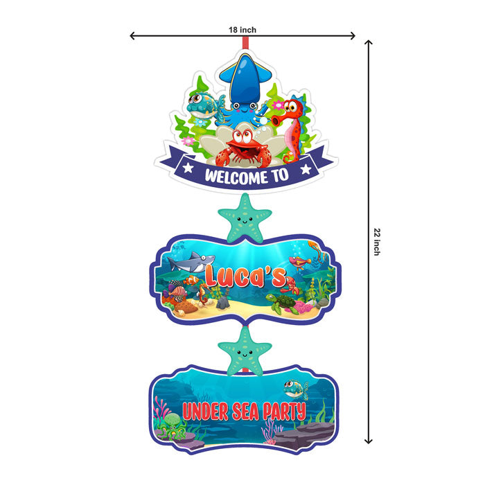 Under the sea Theme Door Poster