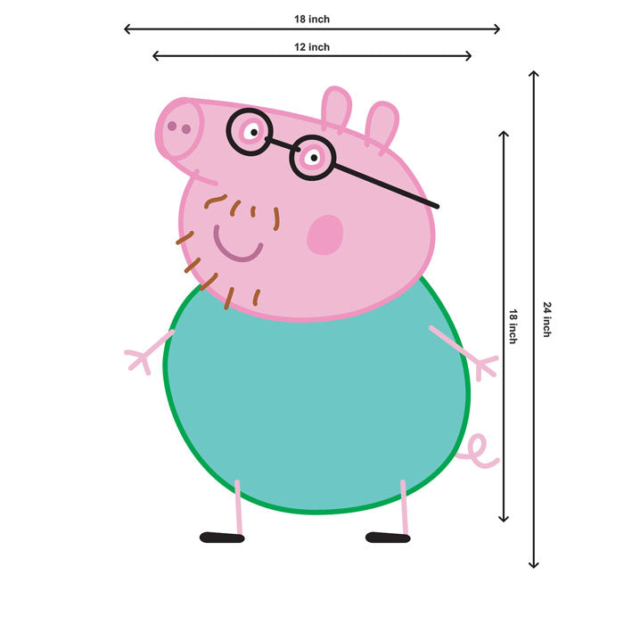 Peppa Pig Girl Theme Cutout - BP 06
