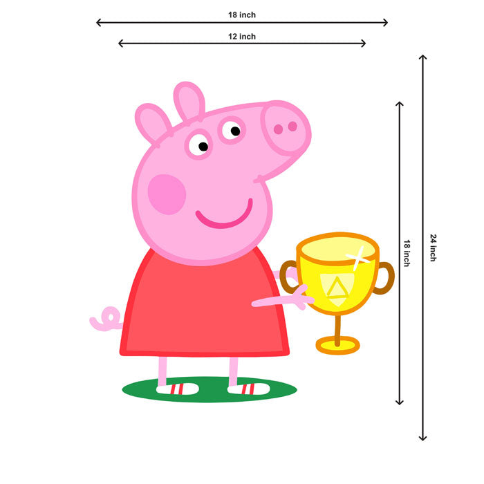 Peppa Pig Girl Theme Cutout - BP 12