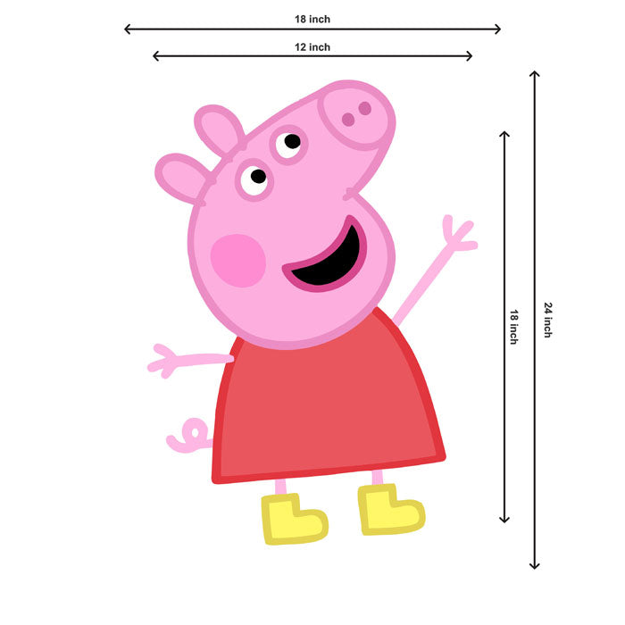 Peppa Pig Girl Theme Cutout - BP 13