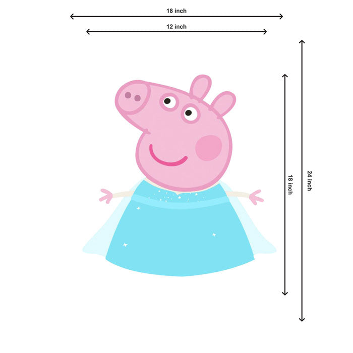 Peppa Pig Girl Theme Cutout - BP 16