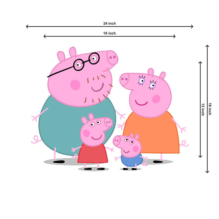 Peppa Pig Girl Theme Cutout - BP 17