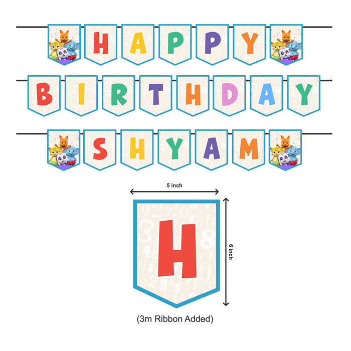 Word Party Theme Personalized Bunting