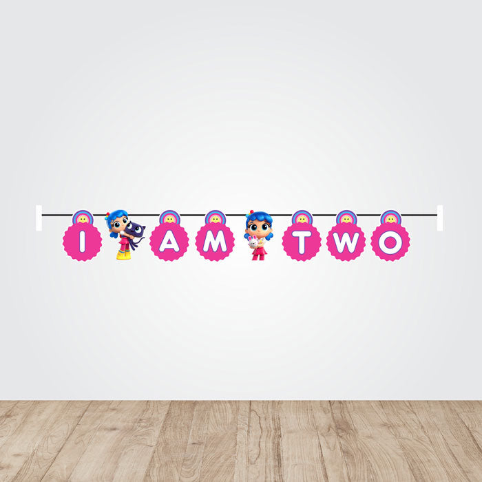 True & the Rainbow Kingdom Theme Age Bunting
