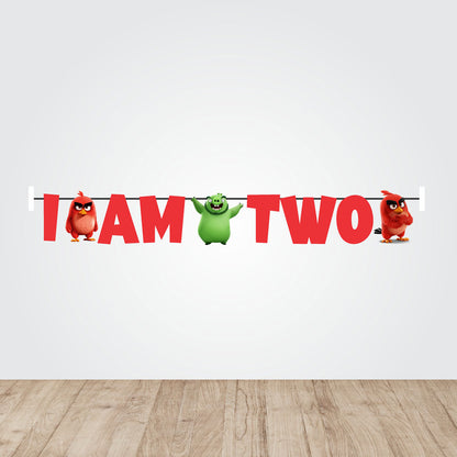 Angry Birds Theme Age Bunting