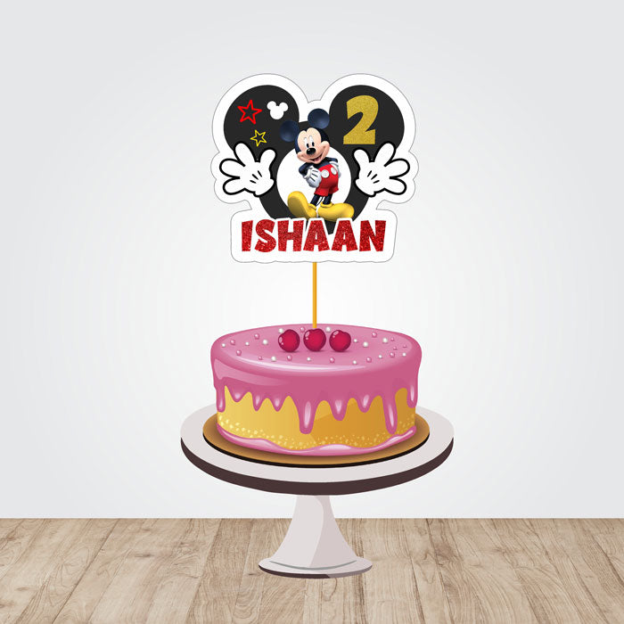 Mickey Mouse Theme Caketopper