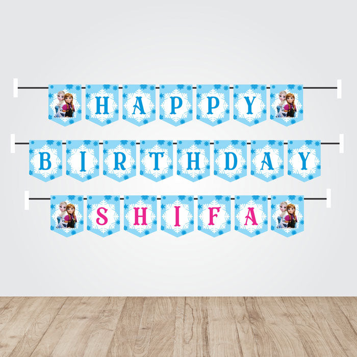 Frozen Theme Customized Bunting