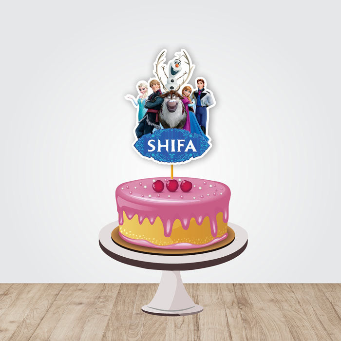 Frozen Theme Caketopper