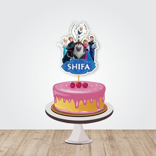 Frozen Theme Caketopper