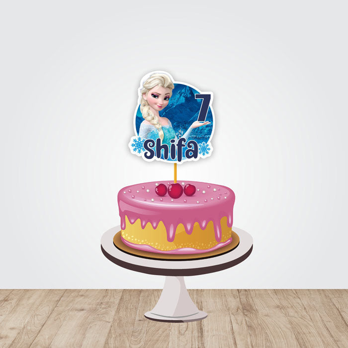 Frozen Theme Customized Caketopper