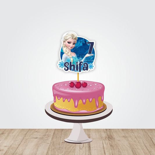 Frozen Theme Customized Caketopper
