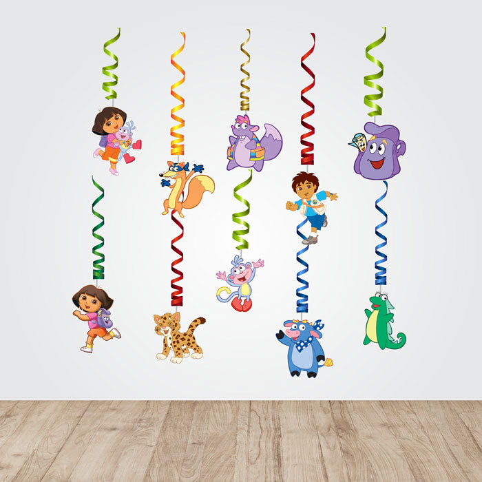 Dora the Explorer Theme Swirls