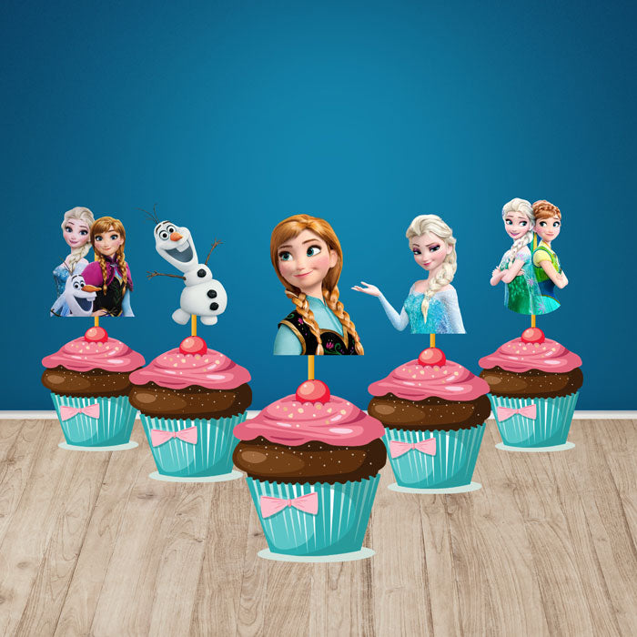 Frozen Theme Cupcake Topper