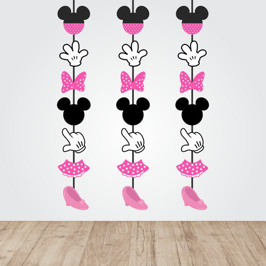 Minnie Mouse Theme Classic Danglers