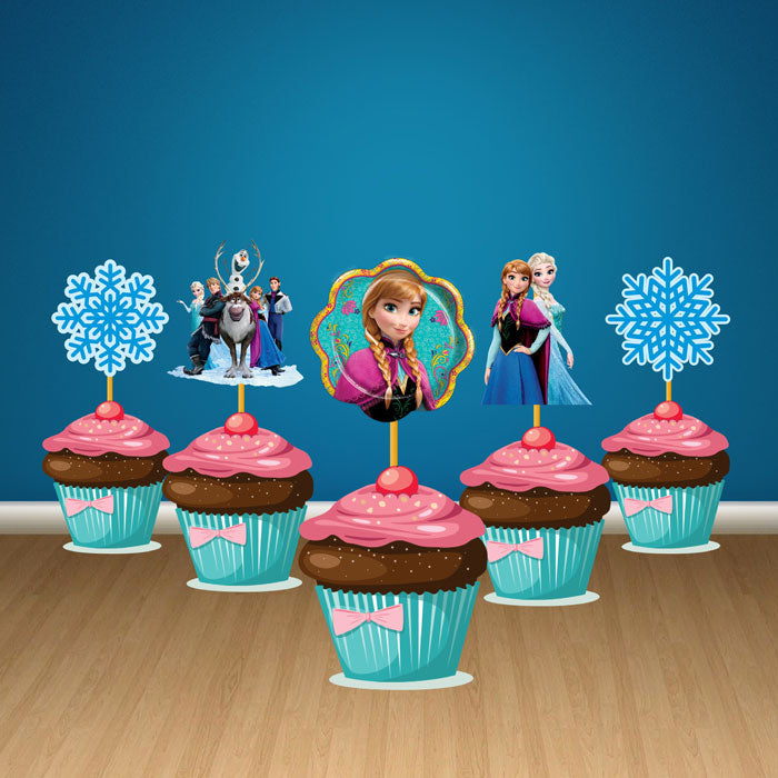 Frozen Theme Character Cupcake Topper