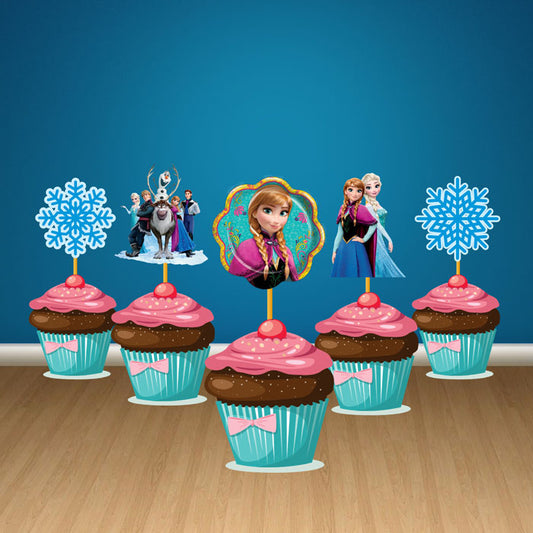 Frozen Theme Character Cupcake Topper