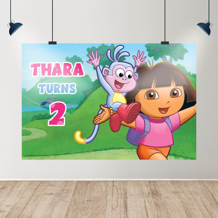 Dora the Explorer Theme Backdrop