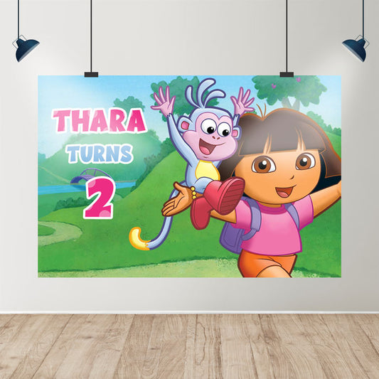 Dora the Explorer Theme Backdrop