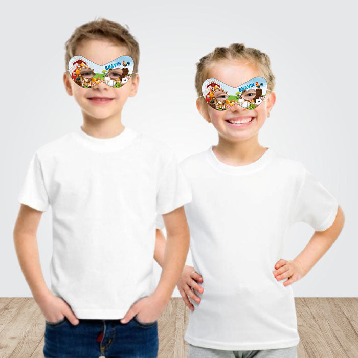 Farm Theme Personalized Eye Mask