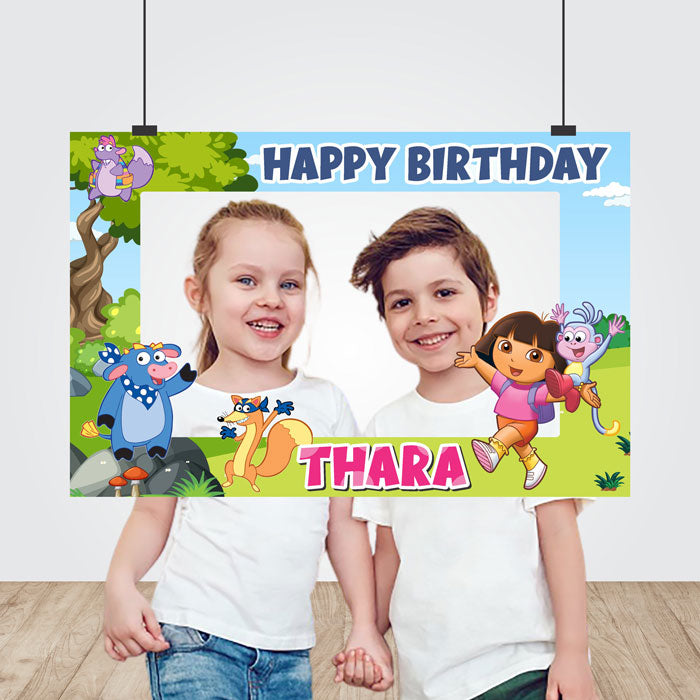 Dora the Explorer Theme Personalized Photobooth