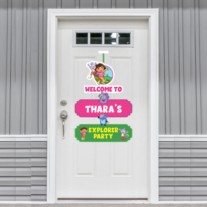 Dora the Explorer Theme Personalized Door Poster