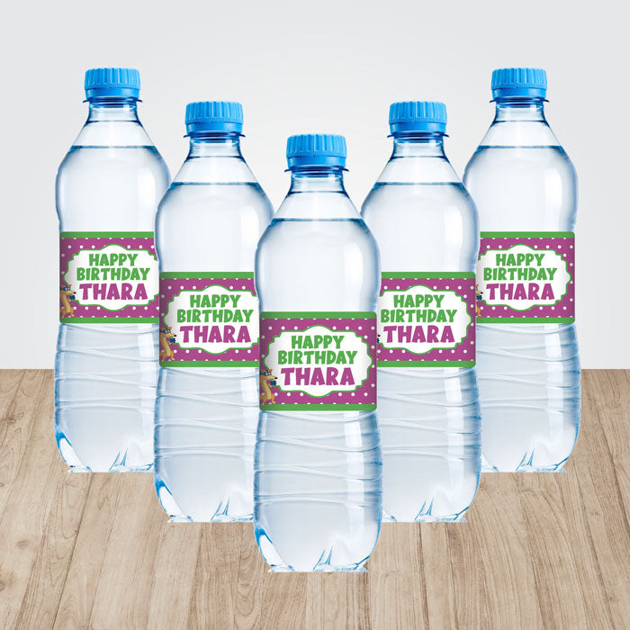 Dora the Explorer Theme Water Bottle Sticker