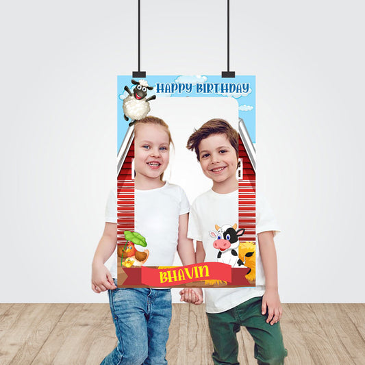 Farm Theme Personalized Photobooth