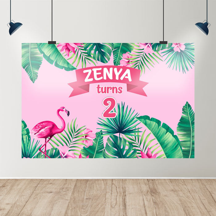 Flamingo Theme Classic Backdrop
