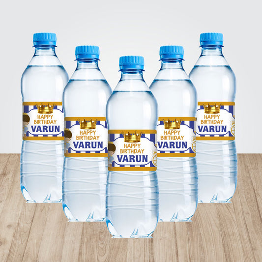 Prince Theme Water Bottle Sticker