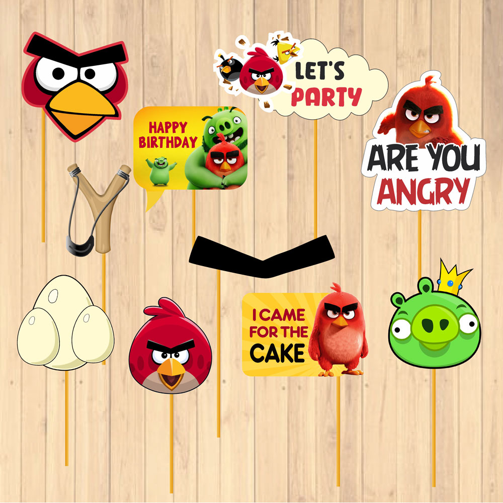 Angry Birds Theme Props