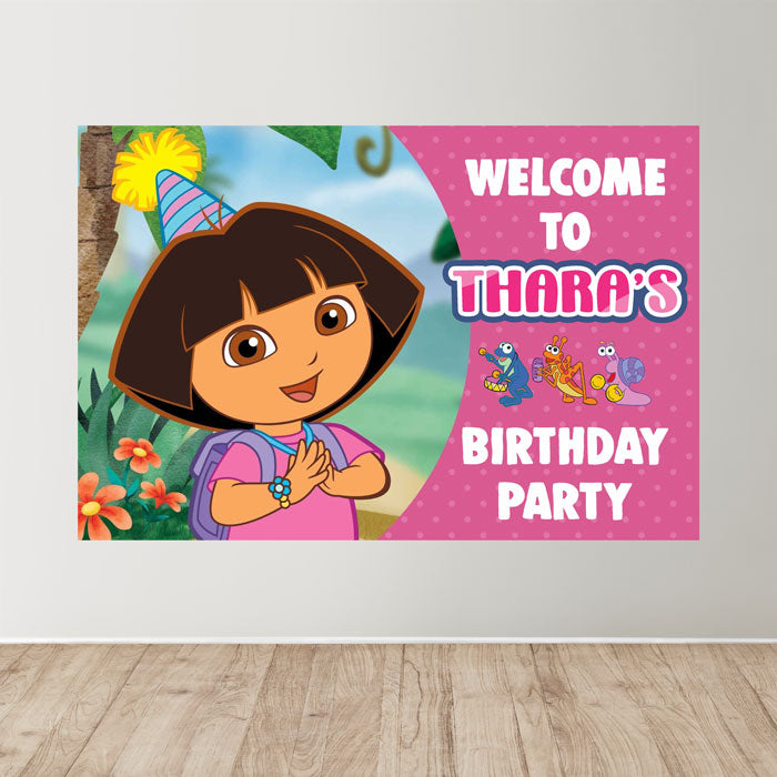 Dora the Explorer Theme Welcome Board