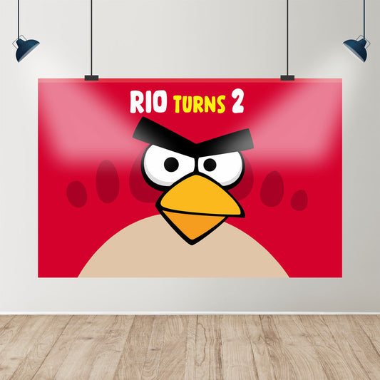 Angry Birds Theme Backdrop