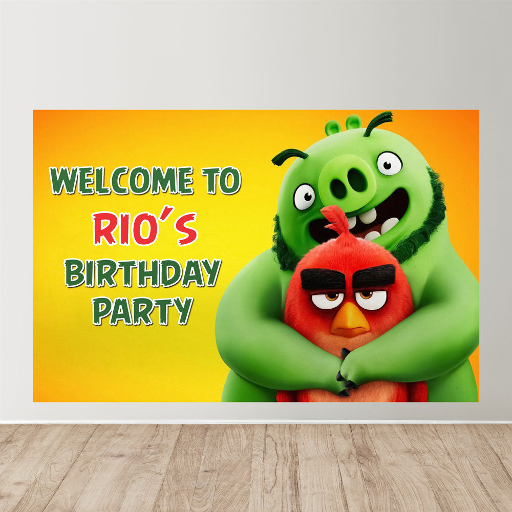 Angry Birds Theme Welcome Board