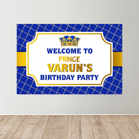 Prince Theme Personalized Welcome Board