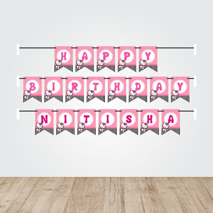 Hello Kitty Theme Bunting
