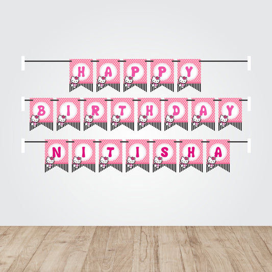 Hello Kitty Theme Bunting