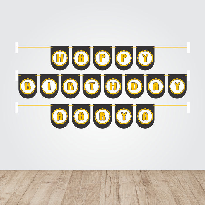 Wheels on the Bus Theme Bunting