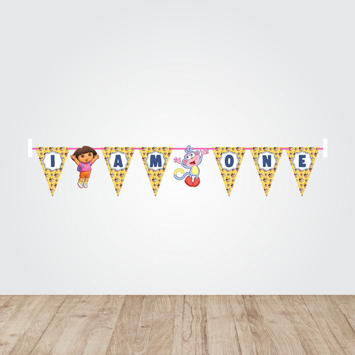 Dora the Explorer Theme Age Bunting